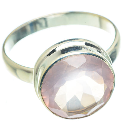 Rose Quartz Rings handcrafted by Ana Silver Co - RING63003