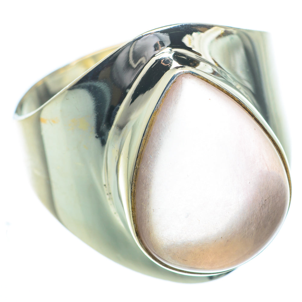 Rose Quartz Rings handcrafted by Ana Silver Co - RING63012