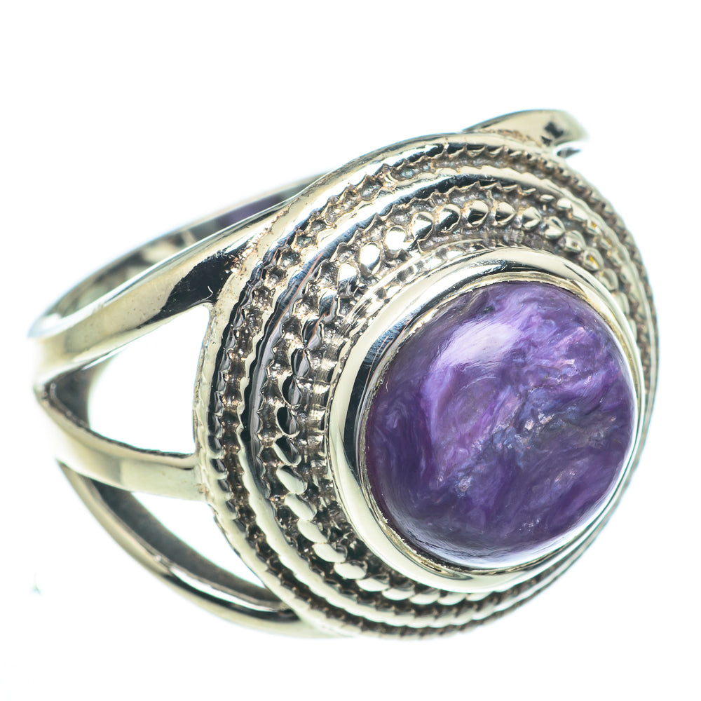 Charoite Rings handcrafted by Ana Silver Co - RING63020
