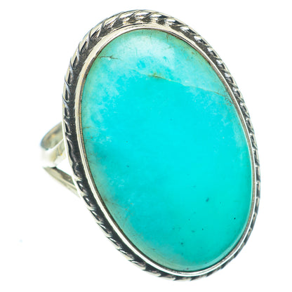 Peruvian Amazonite Rings handcrafted by Ana Silver Co - RING63023