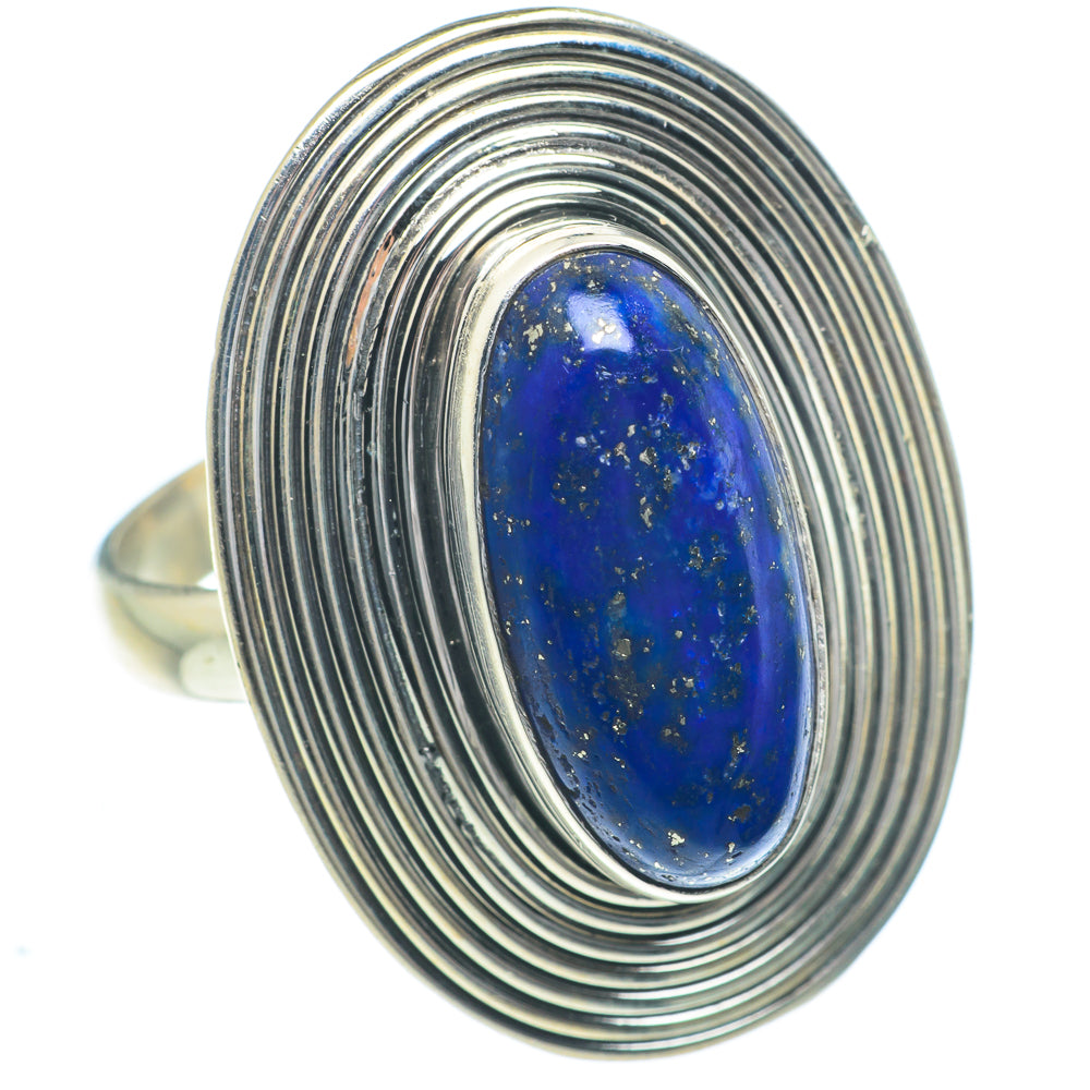 Lapis Lazuli Rings handcrafted by Ana Silver Co - RING63024