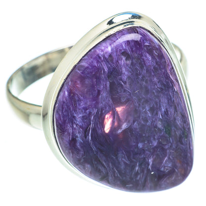 Charoite Rings handcrafted by Ana Silver Co - RING63030