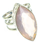 Rose Quartz Rings handcrafted by Ana Silver Co - RING63045