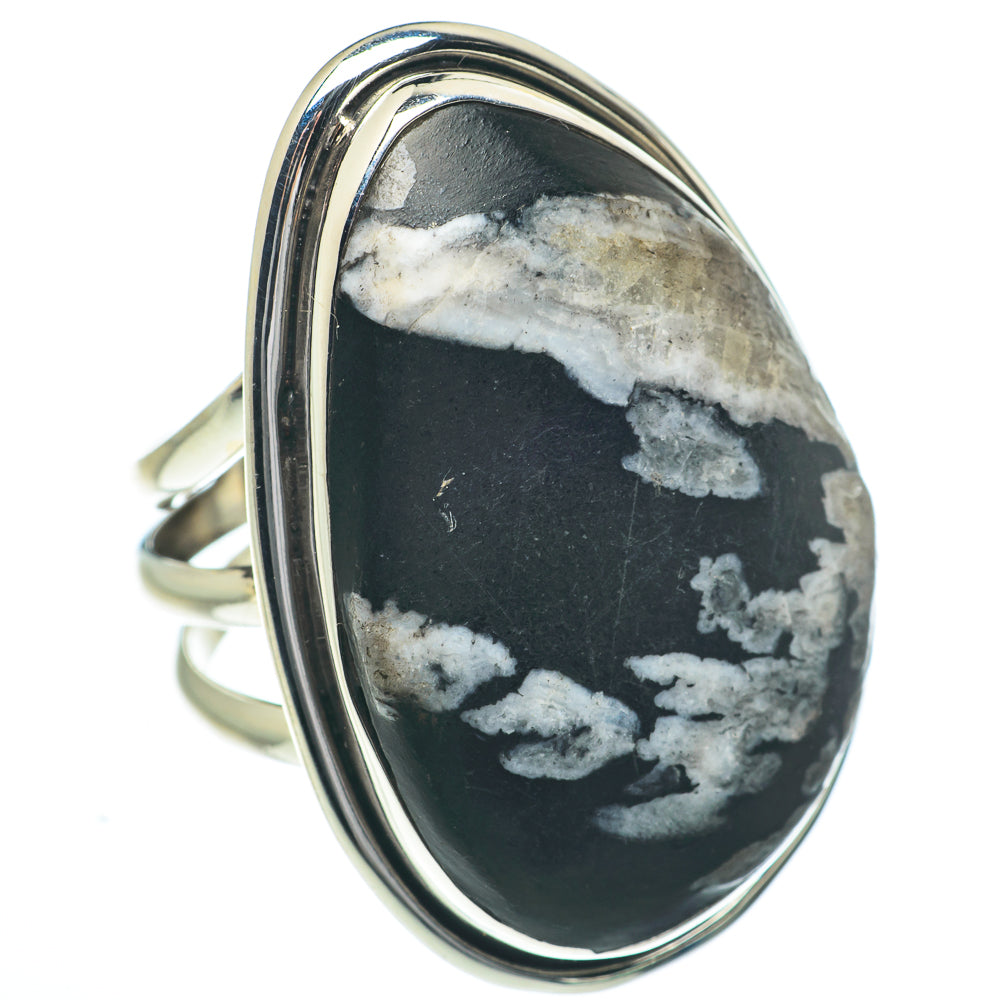 Chrysanthemum Stone Rings handcrafted by Ana Silver Co - RING63047