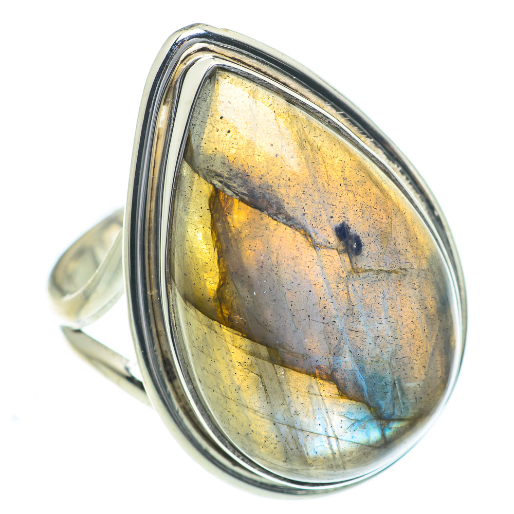 Labradorite Rings handcrafted by Ana Silver Co - RING63050