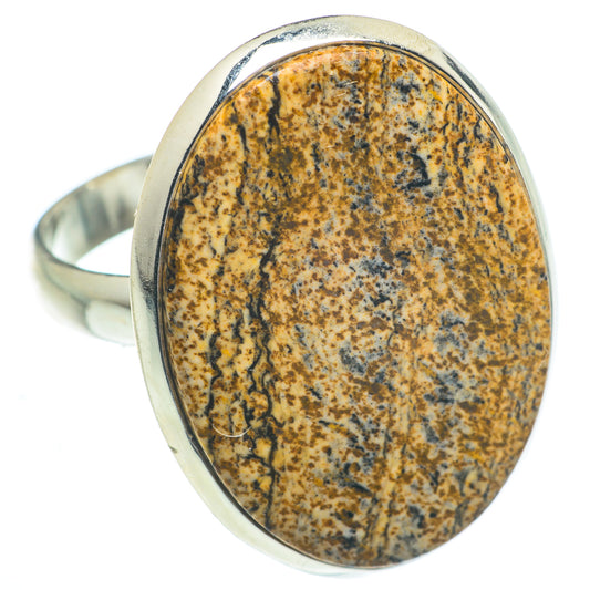 Picture Jasper Rings handcrafted by Ana Silver Co - RING63058