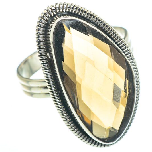 Smoky Quartz Rings handcrafted by Ana Silver Co - RING63059