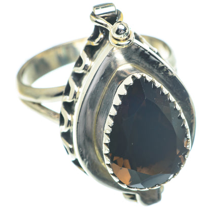 Smoky Quartz Rings handcrafted by Ana Silver Co - RING63072