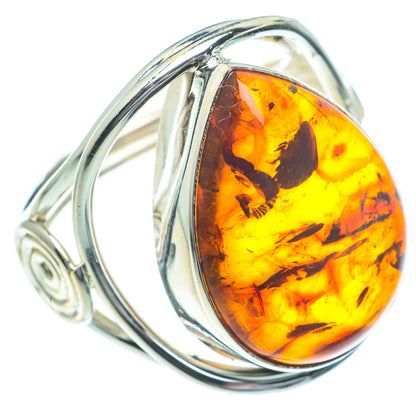Baltic Amber Rings handcrafted by Ana Silver Co - RING63074