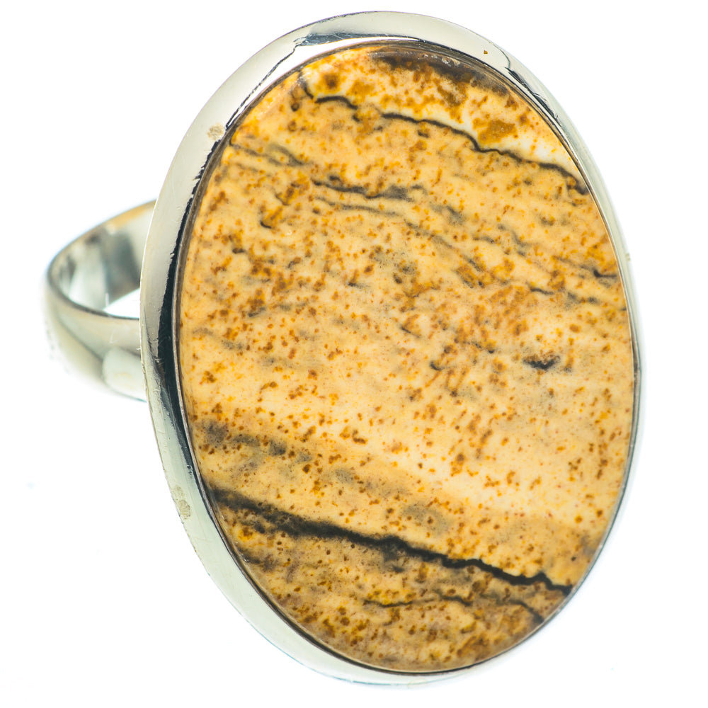 Picture Jasper Rings handcrafted by Ana Silver Co - RING63077