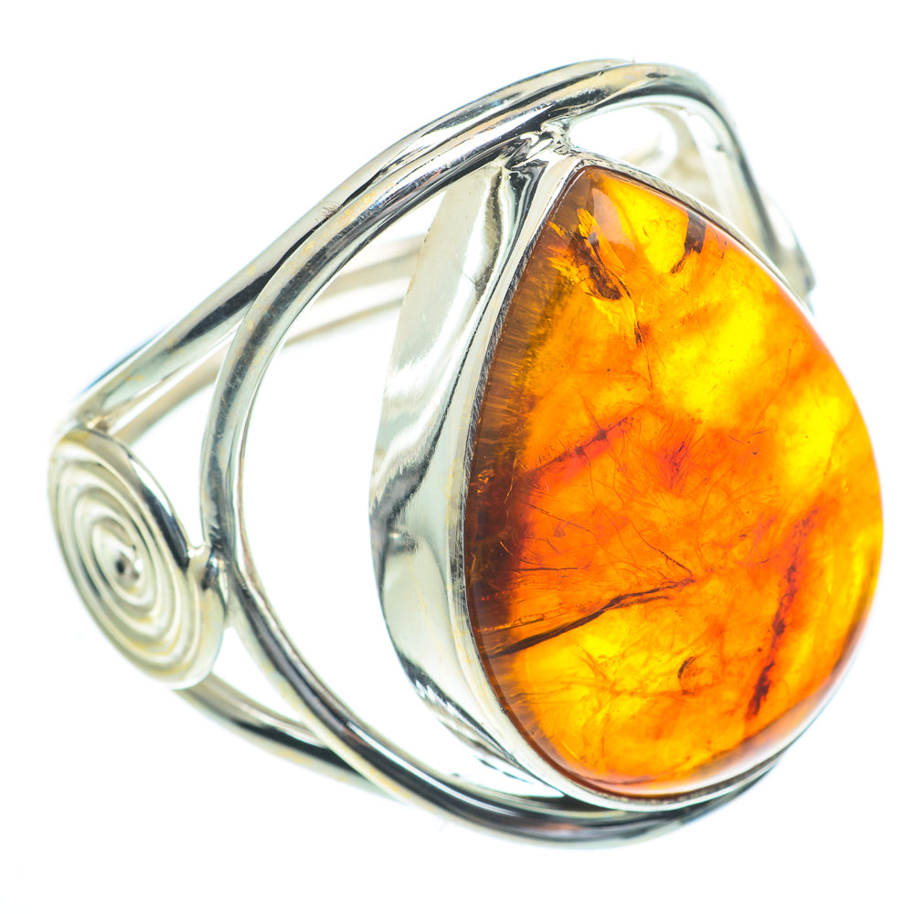 Baltic Amber Rings handcrafted by Ana Silver Co - RING63079