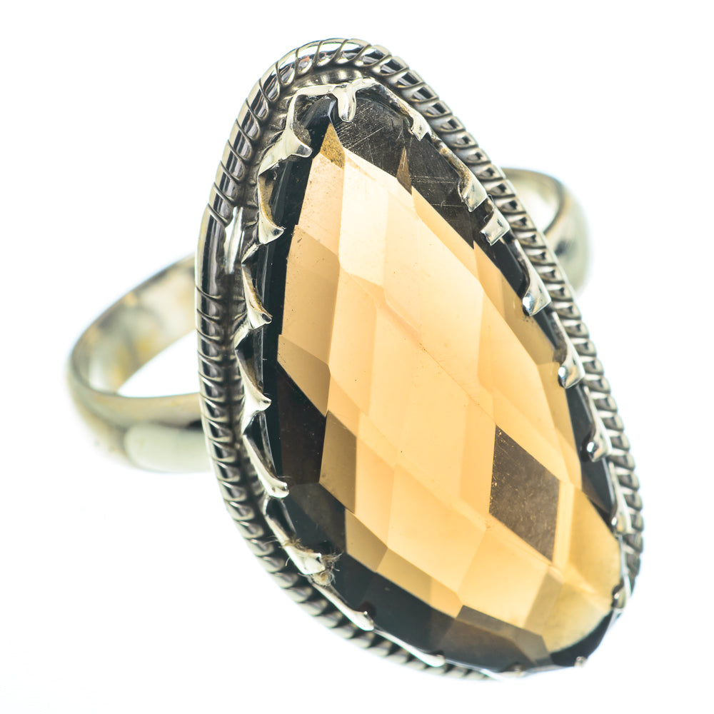 Smoky Quartz Rings handcrafted by Ana Silver Co - RING63084