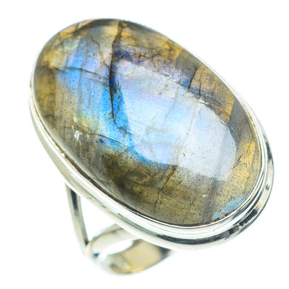 Labradorite Rings handcrafted by Ana Silver Co - RING63088