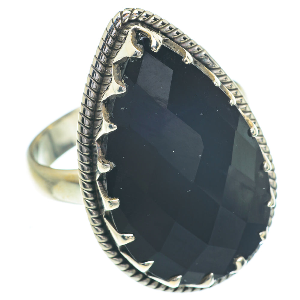 Black Onyx Rings handcrafted by Ana Silver Co - RING63089