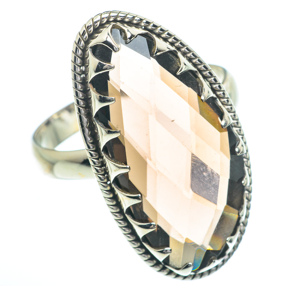 Smoky Quartz Rings handcrafted by Ana Silver Co - RING63094