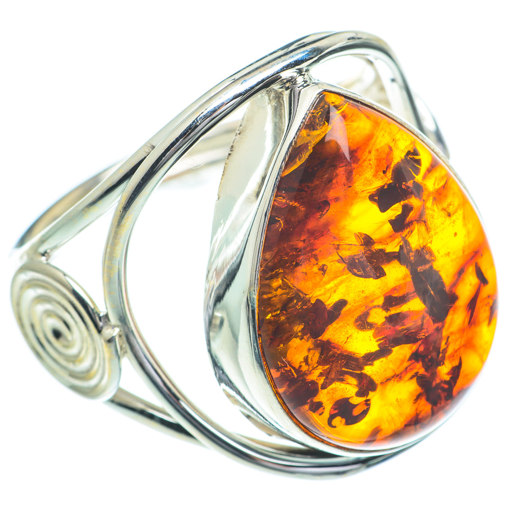 Baltic Amber Rings handcrafted by Ana Silver Co - RING63095