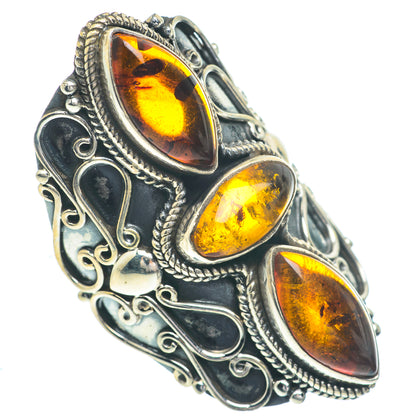 Baltic Amber Rings handcrafted by Ana Silver Co - RING63096