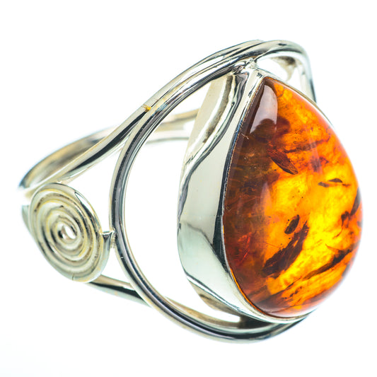 Baltic Amber Rings handcrafted by Ana Silver Co - RING63104