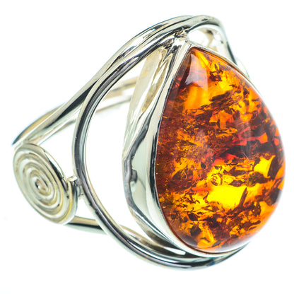 Baltic Amber Rings handcrafted by Ana Silver Co - RING63107