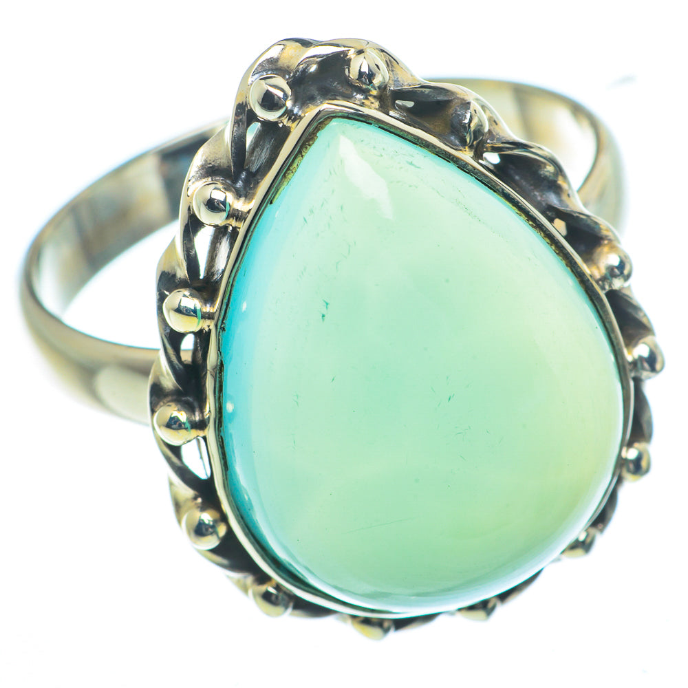 Aqua Chalcedony Rings handcrafted by Ana Silver Co - RING63112