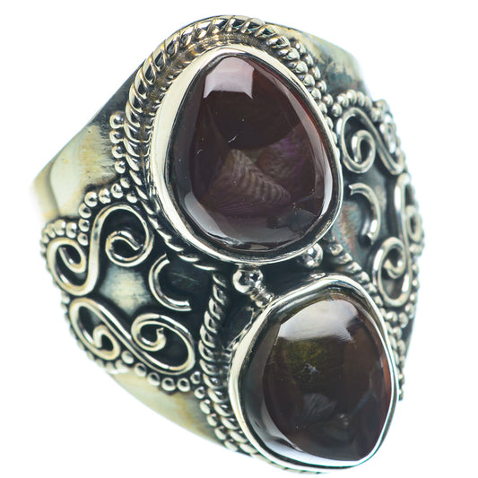 Mexican Fire Agate Rings handcrafted by Ana Silver Co - RING63120