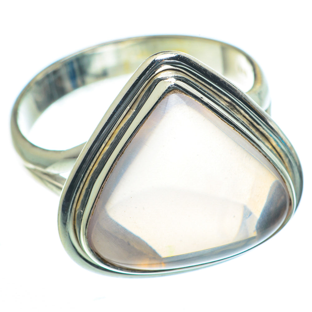 Rose Quartz Rings handcrafted by Ana Silver Co - RING63125