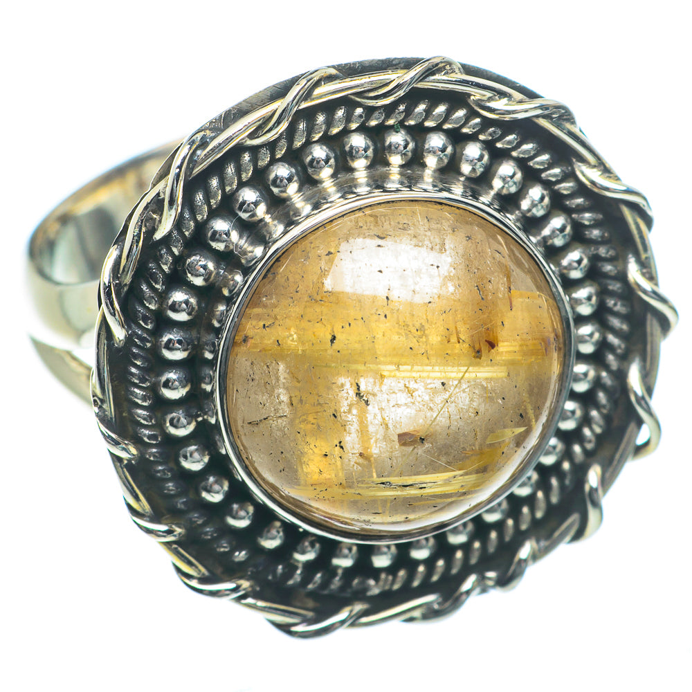 Rutilated Quartz Rings handcrafted by Ana Silver Co - RING63130
