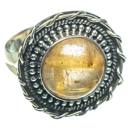 Rutilated Quartz Rings handcrafted by Ana Silver Co - RING63130