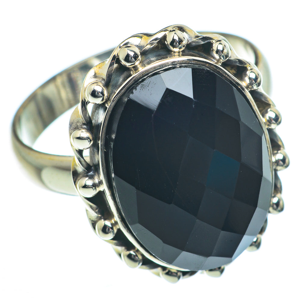 Black Onyx Rings handcrafted by Ana Silver Co - RING63133