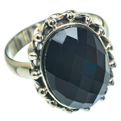 Black Onyx Rings handcrafted by Ana Silver Co - RING63133