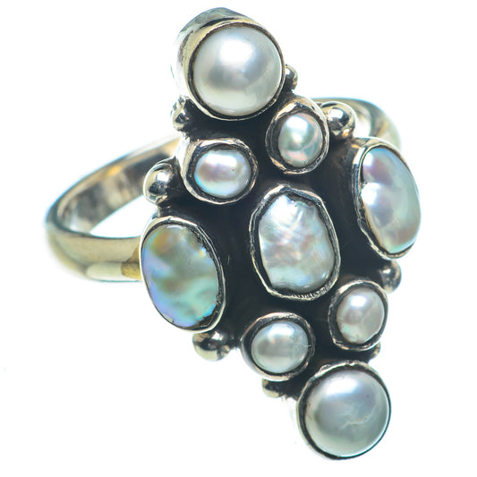 Cultured Pearl Rings handcrafted by Ana Silver Co - RING63134