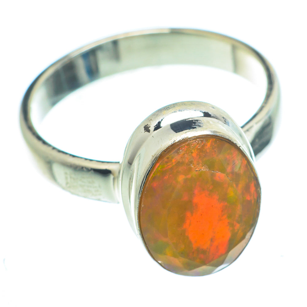 Ethiopian Opal Rings handcrafted by Ana Silver Co - RING63138