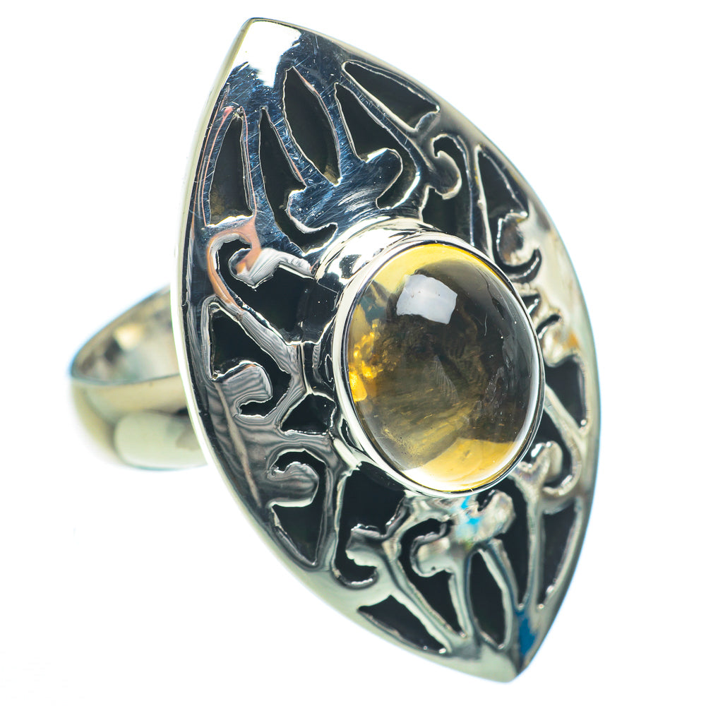 Citrine Rings handcrafted by Ana Silver Co - RING63150 - Photo 2
