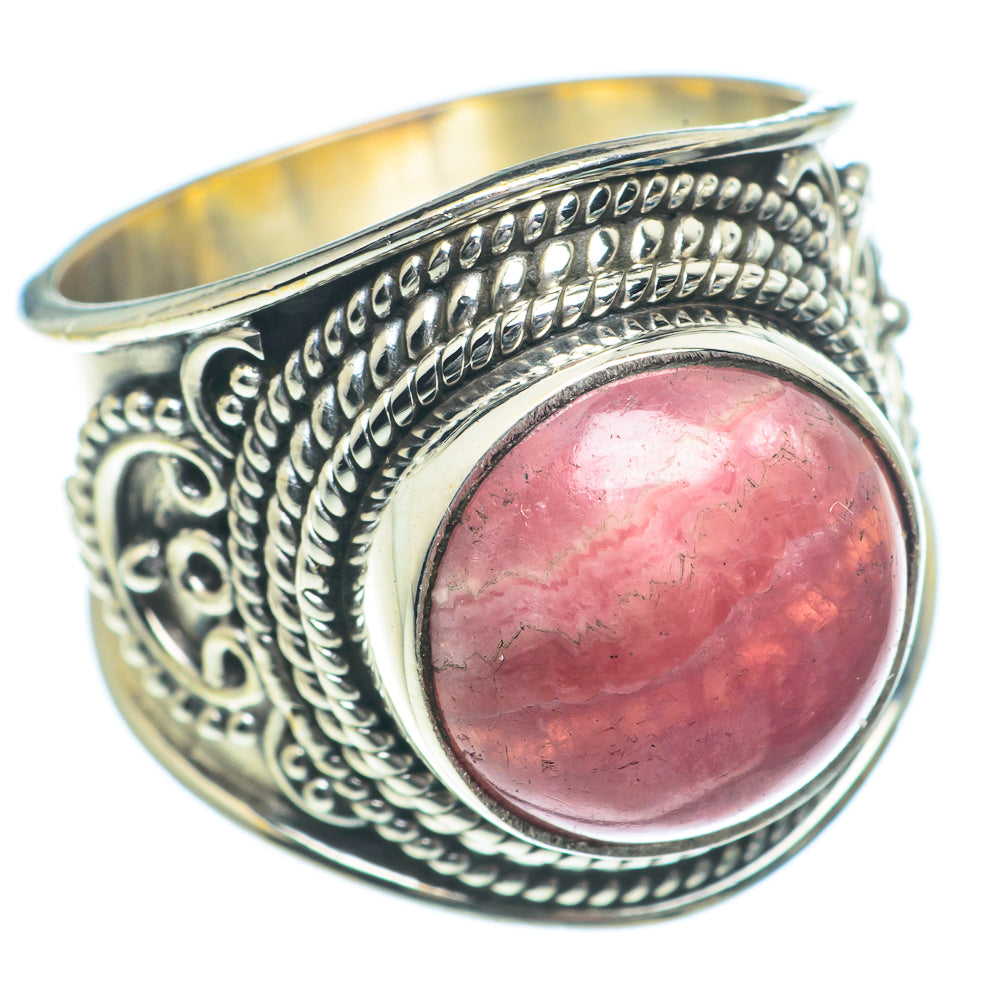 Rhodochrosite Rings handcrafted by Ana Silver Co - RING63152