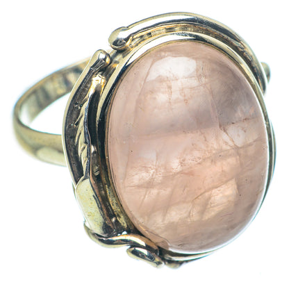 Rose Quartz Rings handcrafted by Ana Silver Co - RING63153