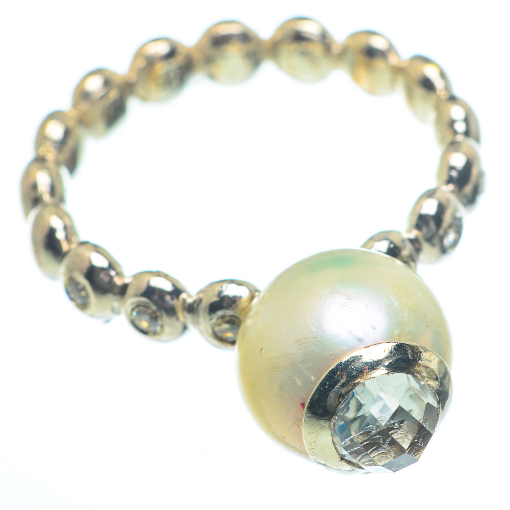 Cultured Pearl Rings handcrafted by Ana Silver Co - RING63163