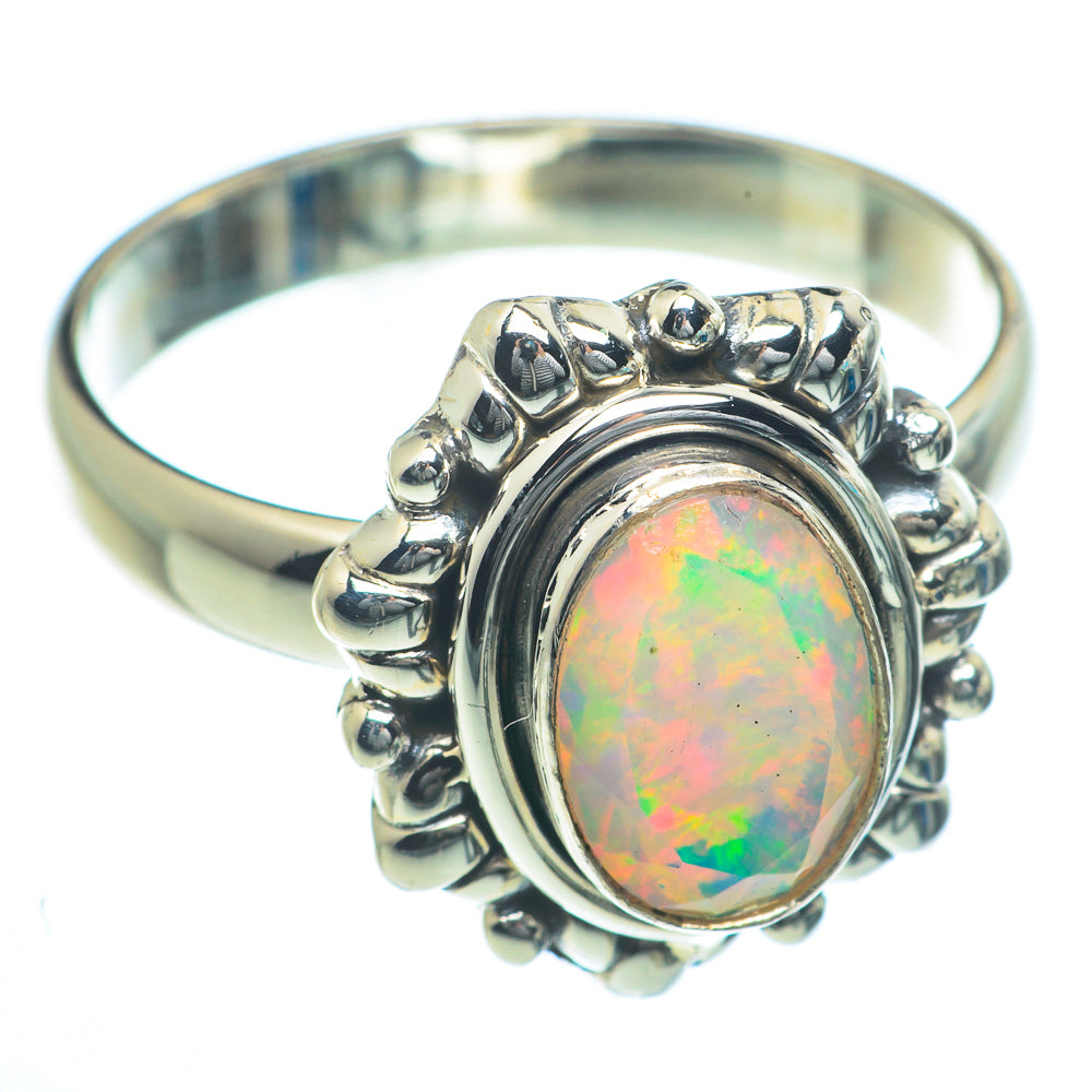 Ethiopian Opal Rings handcrafted by Ana Silver Co - RING63166