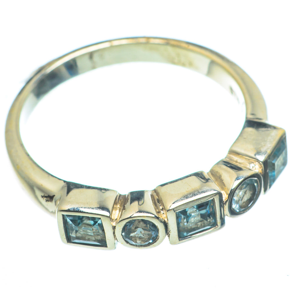 Blue Topaz Rings handcrafted by Ana Silver Co - RING63172