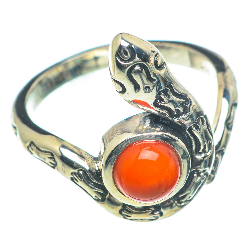Carnelian Rings handcrafted by Ana Silver Co - RING63177