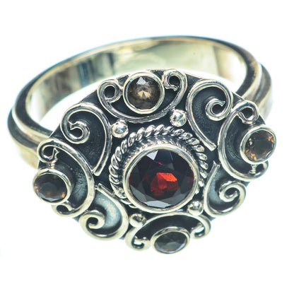 Garnet Rings handcrafted by Ana Silver Co - RING63181
