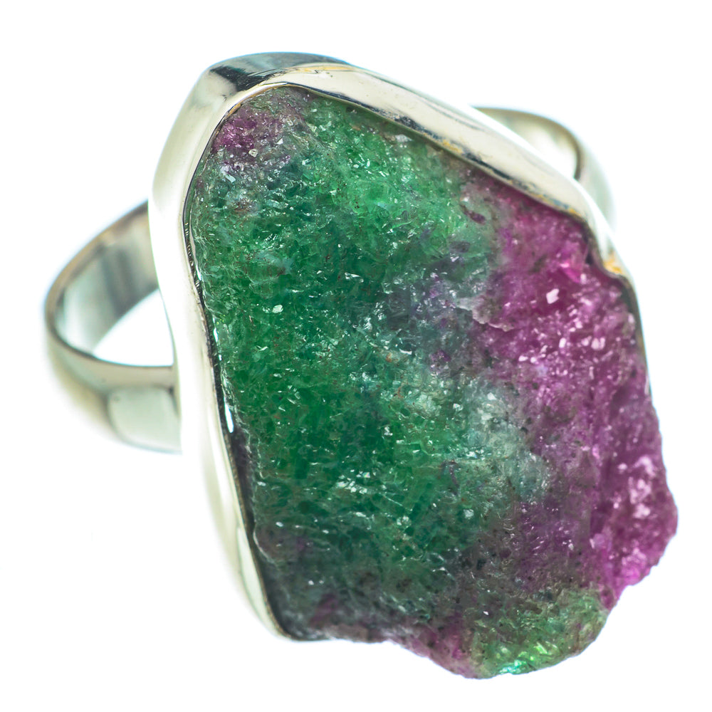 Ruby Zoisite Rings handcrafted by Ana Silver Co - RING63191