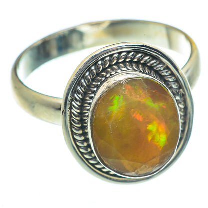 Ethiopian Opal Rings handcrafted by Ana Silver Co - RING63194