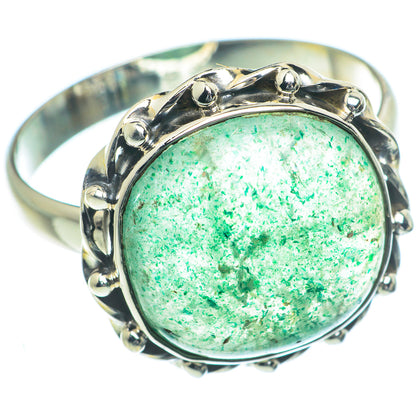 Green Aventurine Rings handcrafted by Ana Silver Co - RING63201