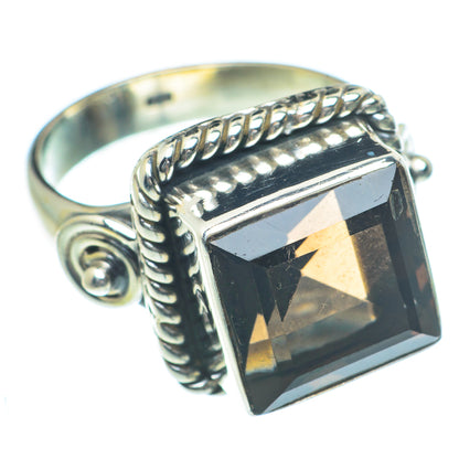 Smoky Quartz Rings handcrafted by Ana Silver Co - RING63203
