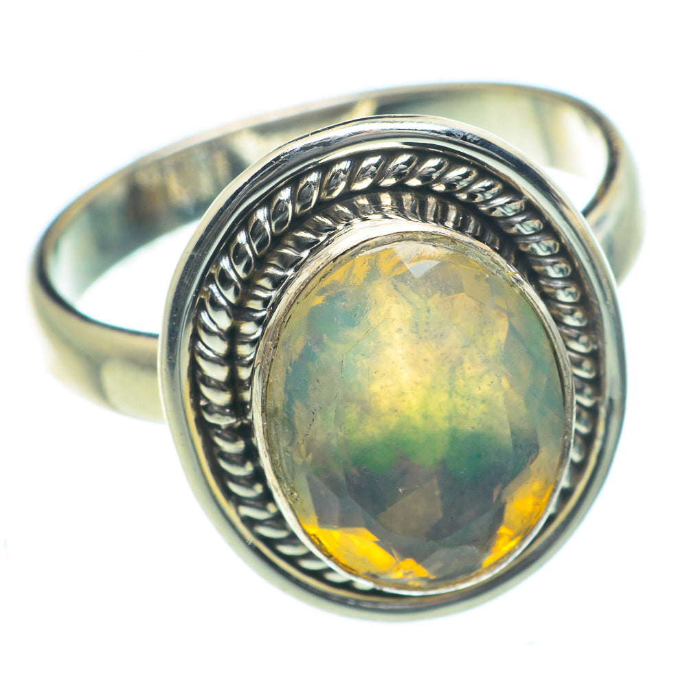 Ethiopian Opal Rings handcrafted by Ana Silver Co - RING63219