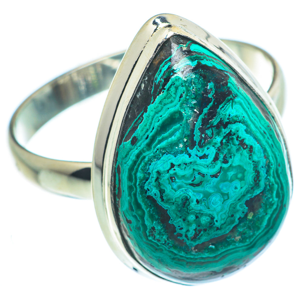 Chrysocolla Rings handcrafted by Ana Silver Co - RING63227