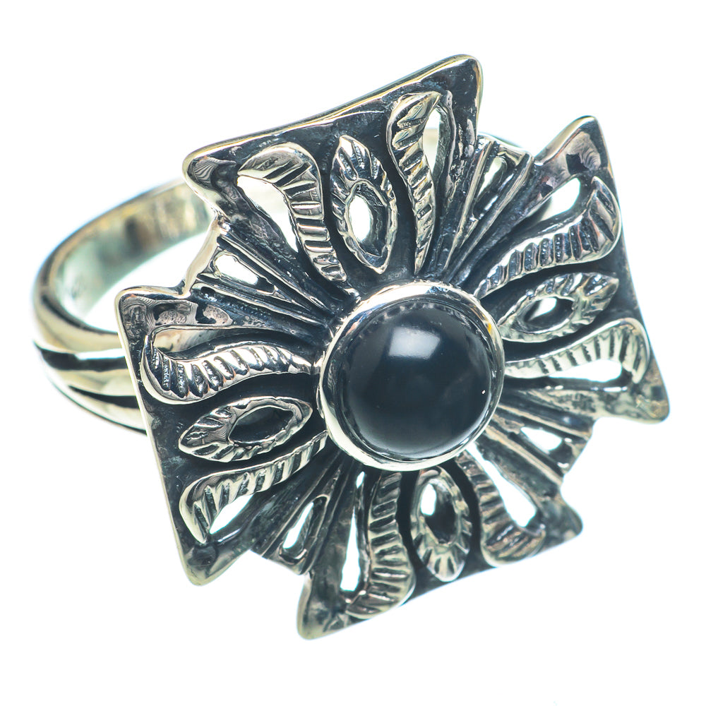 Black Onyx Rings handcrafted by Ana Silver Co - RING63238