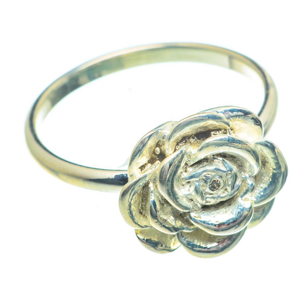 Engraved Rose Rings handcrafted by Ana Silver Co - RING63241
