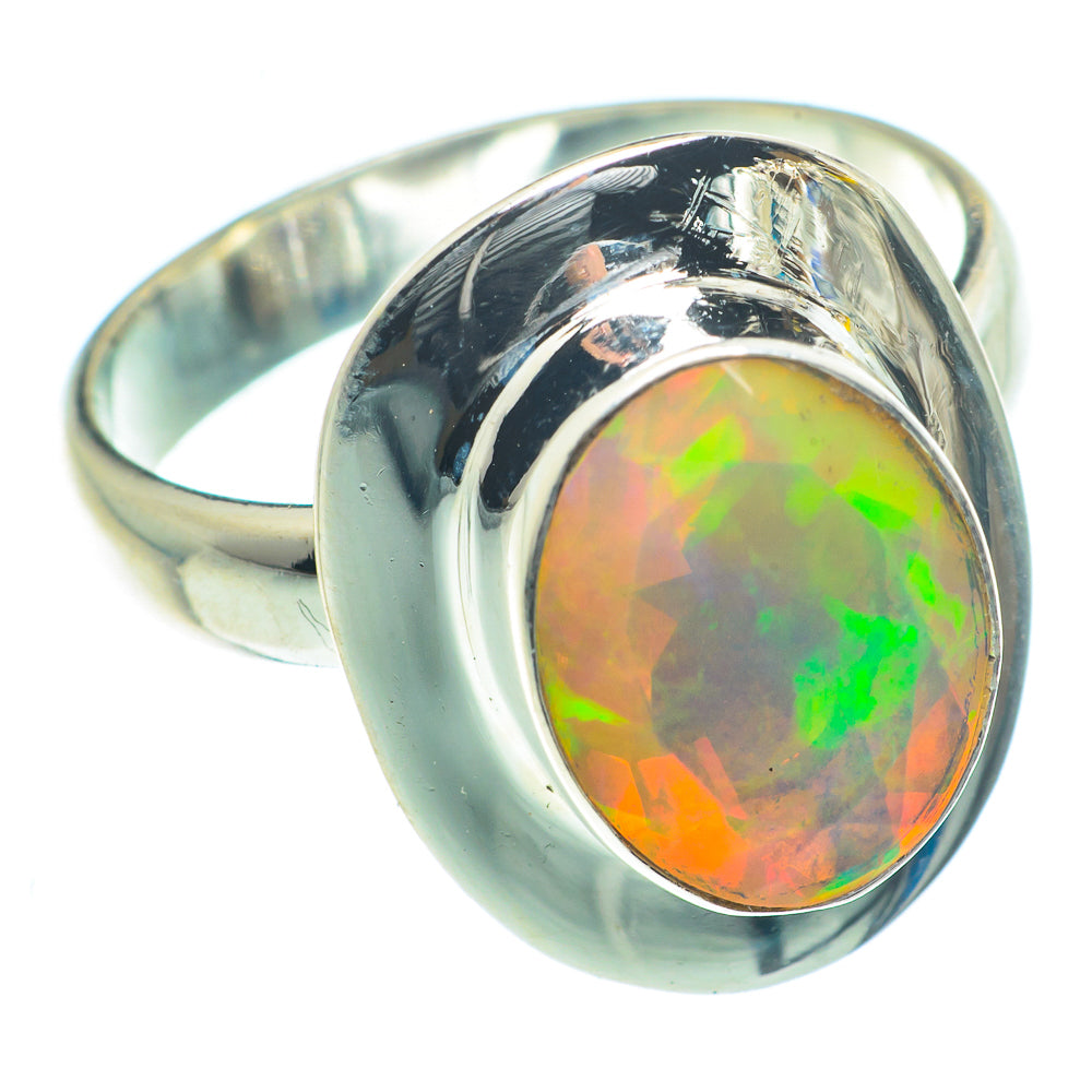 Ethiopian Opal Rings handcrafted by Ana Silver Co - RING63242