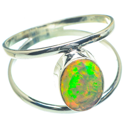 Ethiopian Opal Rings handcrafted by Ana Silver Co - RING63243